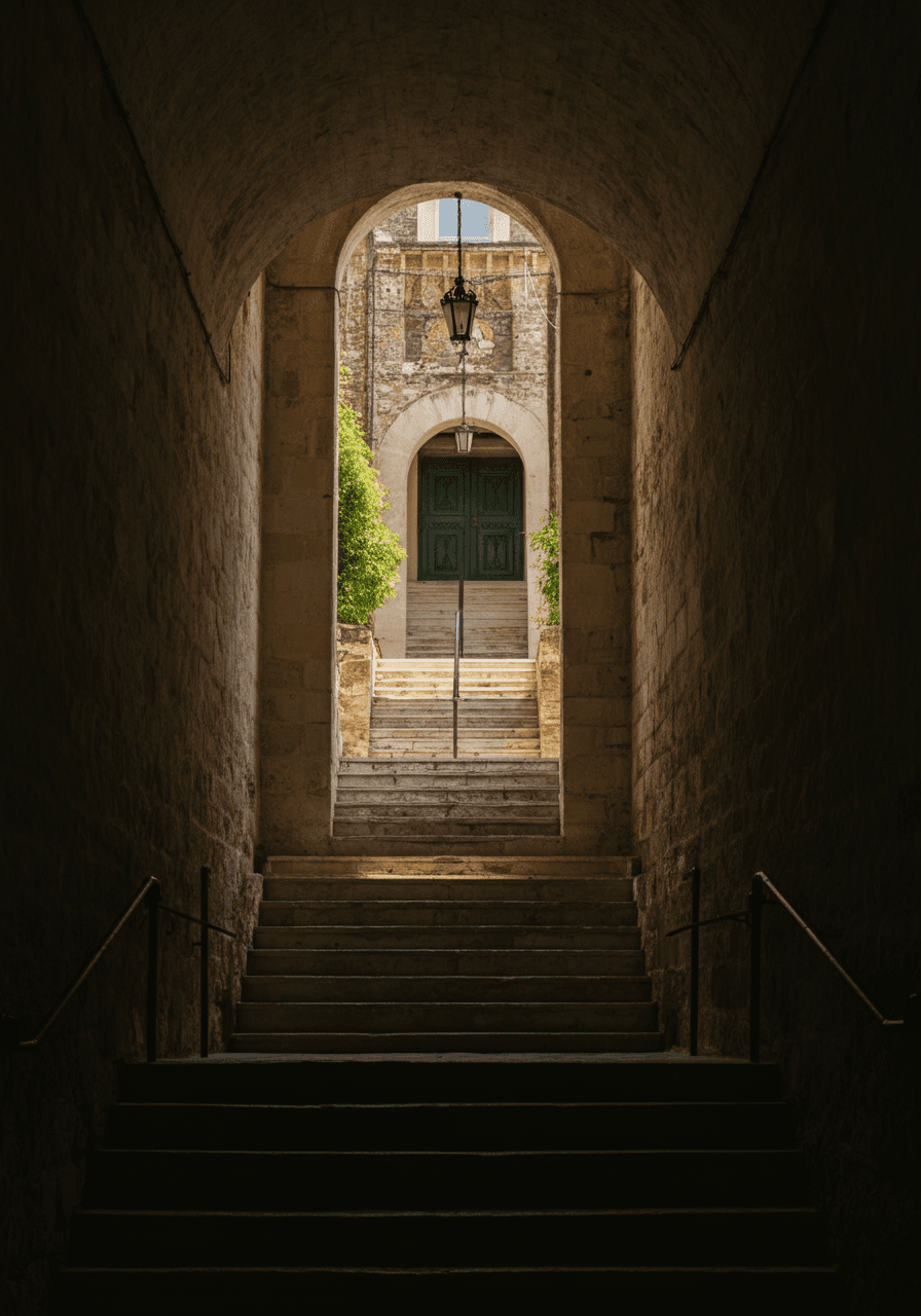 Arquitectura clásica con arcos