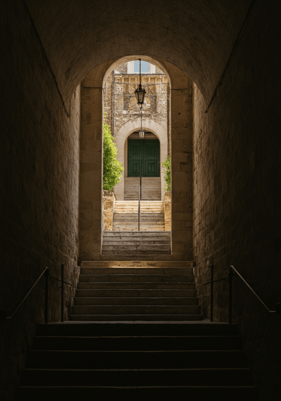 Arquitectura clásica con arcos